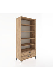 Hyperion Dolap 5 Raflı 2 Çekmeceli 88x44x195 - S60M087V9B