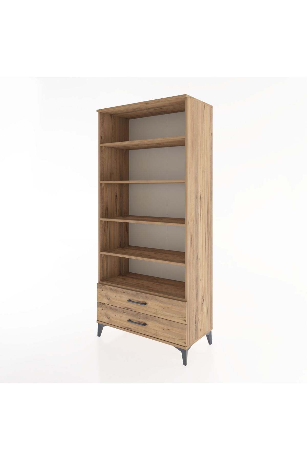 Hyperion Dolap 5 Raflı 2 Çekmeceli 88x44x195 - S60M087V9B