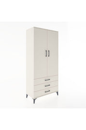 Hyperion Dolap 2 Raflı 3 Çekmeceli Tek Askılı 88x44x195 - S60M088V1B
