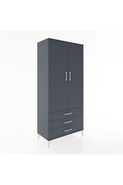 Hyperion Dolap 2 Raflı 3 Çekmeceli Tek Askılı 88x44x195 - S60M088V5B