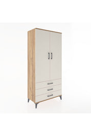 Hyperion Dolap 2 Raflı 3 Çekmeceli Tek Askılı 88x44x195 - S60M088V7B