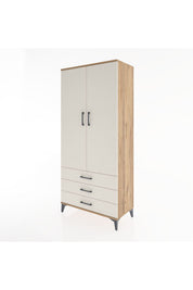 Hyperion Dolap 2 Raflı 3 Çekmeceli Tek Askılı 88x44x195 - S60M088V7B