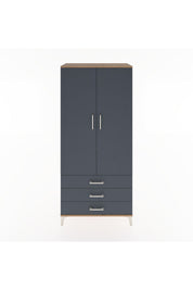 Hyperion Dolap 2 Raflı 3 Çekmeceli Tek Askılı 88x44x195 - S60M088V8B