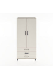 Hyperion Dolap 4 Raflı 3 Çekmeceli 2 Kapaklı 88x44x195 - S60M089V1B