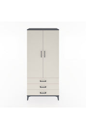 Hyperion Dolap 4 Raflı 3 Çekmeceli 2 Kapaklı 88x44x195 - S60M089V4B