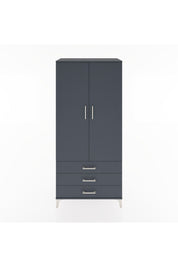 Hyperion Dolap 4 Raflı 3 Çekmeceli 2 Kapaklı 88x44x195 - S60M089V5B