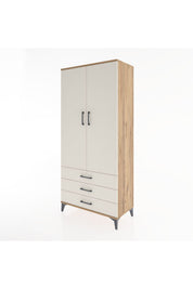 Hyperion Dolap 4 Raflı 3 Çekmeceli 2 Kapaklı 88x44x195 - S60M089V7B
