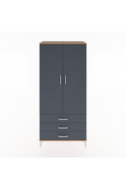 Hyperion Dolap 4 Raflı 3 Çekmeceli 2 Kapaklı 88x44x195 - S60M089V8B