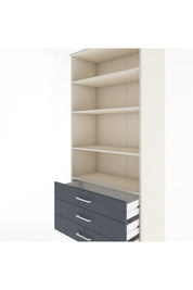 Hyperion Dolap 4 Raflı 3 Çekmeceli 88x44x195 - S60M090V2B