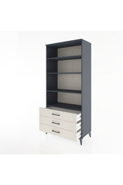 Hyperion Dolap 4 Raflı 3 Çekmeceli 88x44x195 - S60M090V4B