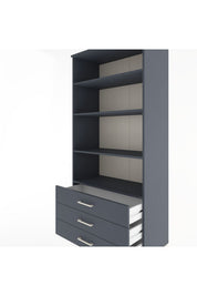 Hyperion Dolap 4 Raflı 3 Çekmeceli 88x44x195 - S60M090V5B