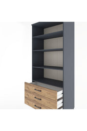 Hyperion Dolap 4 Raflı 3 Çekmeceli 88x44x195 - S60M090V6B