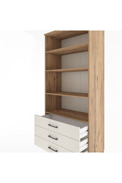Hyperion Dolap 4 Raflı 3 Çekmeceli 88x44x195 - S60M090V7B