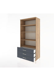 Hyperion Dolap 4 Raflı 3 Çekmeceli 88x44x195 - S60M090V8B