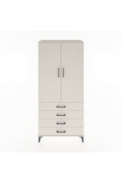 Hyperion Dolap 2 Raflı 4 Çekmeceli Tek Askılı 88x44x195 - S60M091V1B