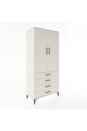 Hyperion Dolap 2 Raflı 4 Çekmeceli Tek Askılı 88x44x195 - S60M091V1B