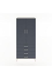 Hyperion Dolap 2 Raflı 4 Çekmeceli Tek Askılı 88x44x195 - S60M091V2B