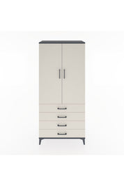 Hyperion Dolap 2 Raflı 4 Çekmeceli Tek Askılı 88x44x195 - S60M091V4B