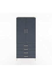 Hyperion Dolap 2 Raflı 4 Çekmeceli Tek Askılı 88x44x195 - S60M091V5B