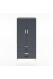 Hyperion Dolap 4 Raflı 4 Çekmeceli 2 Kapaklı 88x44x195 - S60M092V2B