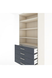 Hyperion Dolap 4 Raflı 4 Çekmeceli 88x44x195 - S60M093V2B