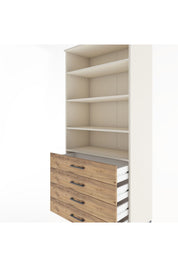 Hyperion Dolap 4 Raflı 4 Çekmeceli 88x44x195 - S60M093V3B