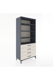 Hyperion Dolap 4 Raflı 4 Çekmeceli 88x44x195 - S60M093V4B