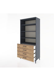 Hyperion Dolap 4 Raflı 4 Çekmeceli 88x44x195 - S60M093V6B