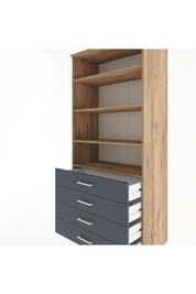 Hyperion Dolap 4 Raflı 4 Çekmeceli 88x44x195 - S60M093V8B