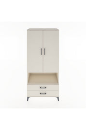 Hyperion Dolap 3 Raflı 2 Çekmeceli Tek Askılı 88x44x195 - S60M094V1B