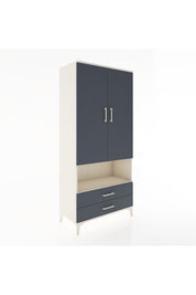 Hyperion Dolap 3 Raflı 2 Çekmeceli Tek Askılı 88x44x195 - S60M094V2B