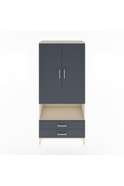 Hyperion Dolap 3 Raflı 2 Çekmeceli Tek Askılı 88x44x195 - S60M094V2B