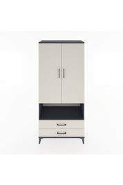 Hyperion Dolap 3 Raflı 2 Çekmeceli Tek Askılı 88x44x195 - S60M094V4B