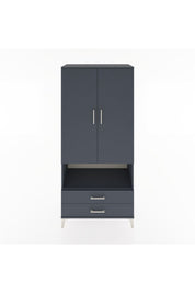 Hyperion Dolap 3 Raflı 2 Çekmeceli Tek Askılı 88x44x195 - S60M094V5B