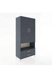 Hyperion Dolap 3 Raflı 2 Çekmeceli Tek Askılı 88x44x195 - S60M094V5B