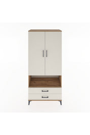 Hyperion Dolap 3 Raflı 2 Çekmeceli Tek Askılı 88x44x195 - S60M094V7B
