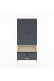 Hyperion Dolap 5 Raflı 2 Çekmeceli 2 Kapaklı 88x44x195 - S60M095V2B