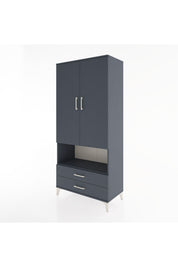 Hyperion Dolap 5 Raflı 2 Çekmeceli 2 Kapaklı 88x44x195 - S60M095V5B