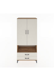 Hyperion Dolap 5 Raflı 2 Çekmeceli 2 Kapaklı 88x44x195 - S60M095V7B