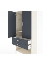 Hyperion Dolap 2 Raflı 2 Çekmeceli Tek Askılı 88x44x195 - S60M096V2B