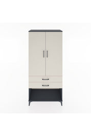 Hyperion Dolap 2 Raflı 2 Çekmeceli Tek Askılı 88x44x195 - S60M096V4B