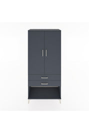 Hyperion Dolap 2 Raflı 2 Çekmeceli Tek Askılı 88x44x195 - S60M096V5B