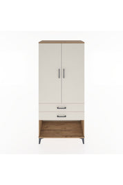 Hyperion Dolap 2 Raflı 2 Çekmeceli Tek Askılı 88x44x195 - S60M096V7B