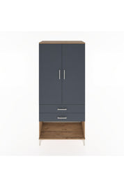Hyperion Dolap 2 Raflı 2 Çekmeceli Tek Askılı 88x44x195 - S60M096V8B