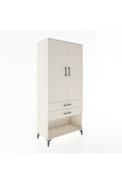 Hyperion Dolap 4 Raflı 2 Çekmeceli 2 Kapaklı 88x44x195 - S60M097V1B