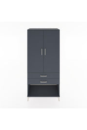 Hyperion Dolap 4 Raflı 2 Çekmeceli 2 Kapaklı 88x44x195 - S60M097V5B