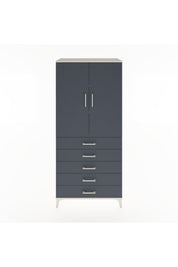 Hyperion Dolap 3 Raflı 5 Çekmeceli 2 Kapaklı 88x44x195 - S60M099V2B