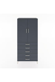 Hyperion Dolap 3 Raflı 5 Çekmeceli 2 Kapaklı 88x44x195 - S60M099V5B
