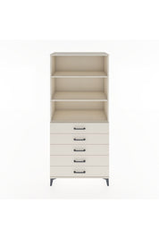 Hyperion Dolap 3 Raflı 5 Çekmeceli 88x44x195 - S60M100V1B