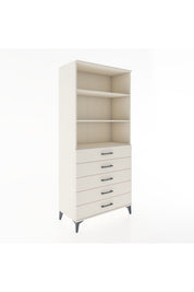 Hyperion Dolap 3 Raflı 5 Çekmeceli 88x44x195 - S60M100V1B